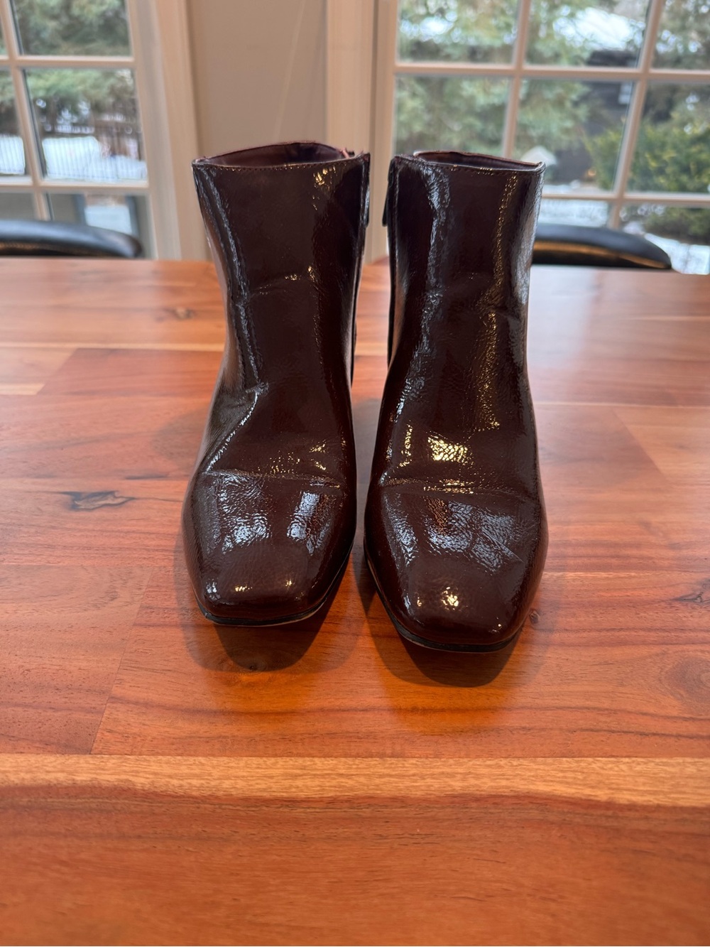 Circus by Sam Edelman Daysi Patent Block Heel Ankle Boots